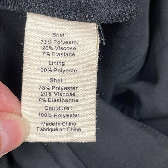 New L’Agence Pilar Wide Leg Pant Trouser Black Office Business Sz 16 - Picture 12 of 16